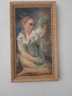 Schilderij Maurice Felbier Bloemenmeisje, Antiek en Kunst, Ophalen