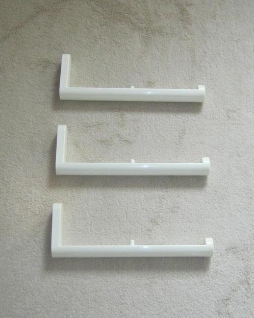 3 witte HEWI Design plankdragers, 310 / 345 mm., Huis en Inrichting, Overige Huis en Inrichting, Zo goed als nieuw, Ophalen of Verzenden
