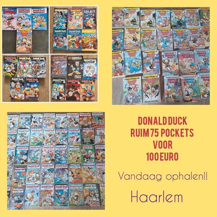Donald Duck Pockets - Ruim 75 stuks!, Boeken, Stripboeken, Gelezen, Meerdere stripboeken, Ophalen