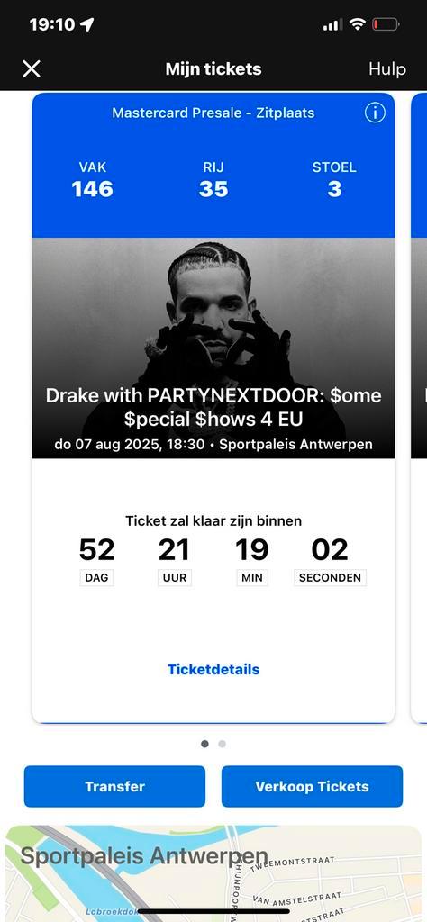 2 Drake Tickets Some Special Shows Do 7 aug Sportpaleis, Tickets en Kaartjes, Concerten | Pop, Twee personen, Augustus