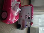 Barbie ambulance met sirene + Ferrari, Ophalen, Gebruikt