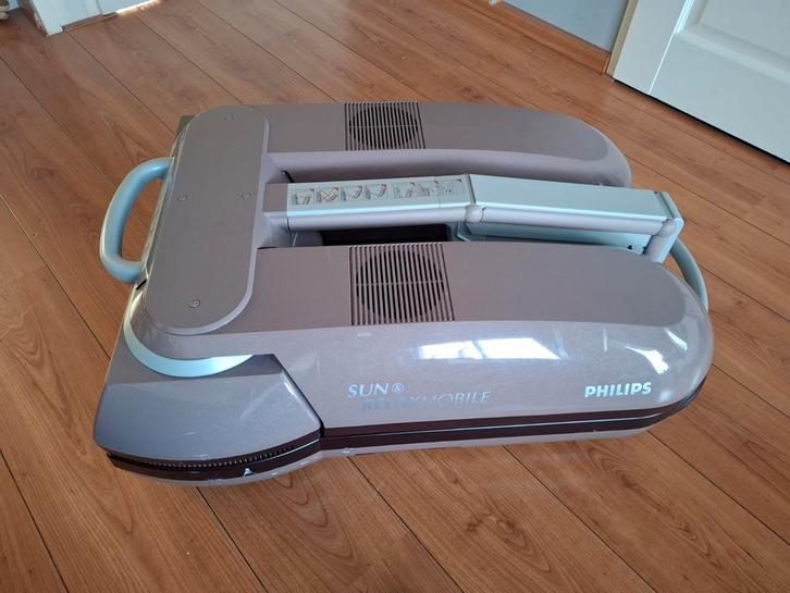 Philips HB 975 sun en relax, Witgoed en Apparatuur, Zonnebanken en Gezichtsbruiners, Zo goed als nieuw, Zonnebank enkelzijdig