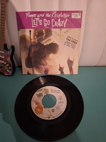 Prince - Let's Go Crazy / Take Me With You - Single 1985 beschikbaar voor biedingen