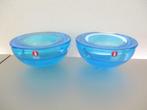 Iittala  waxinelichthouder  Ballo   2x, Huis en Inrichting, Overige materialen, Blauw, Ophalen of Verzenden, Zo goed als nieuw