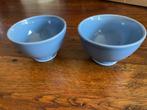 g47 – set van 2 blauwe schaaltjes, doorsnede 11 cm, Huis en Inrichting, Keuken | Servies, Ophalen of Verzenden, Gebruikt, Overige stijlen