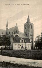 Wouw- Kerk en Raadhuis, Verzamelen, Ophalen of Verzenden, Voor 1920, Gelopen, Noord-Brabant