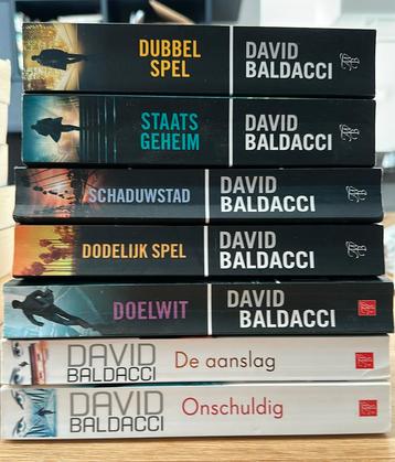 28 verschillende David Baldacci boeken beschikbaar voor biedingen