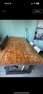 Eettafel, Zo goed als nieuw, Vijf personen of meer, Rechthoekig, 50 tot 100 cm