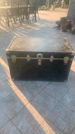 Brocante oud hut/kist/koffer 100x58x61 groot met sleutel, Ophalen