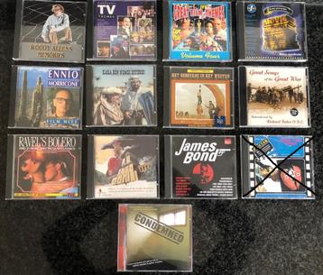 12 Cd's met filmmuziek , diverse titels (CD8) beschikbaar voor biedingen