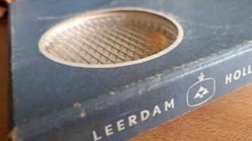 Leerdam Holland, '70 helder glas onderzetter, kerst diner beschikbaar voor biedingen