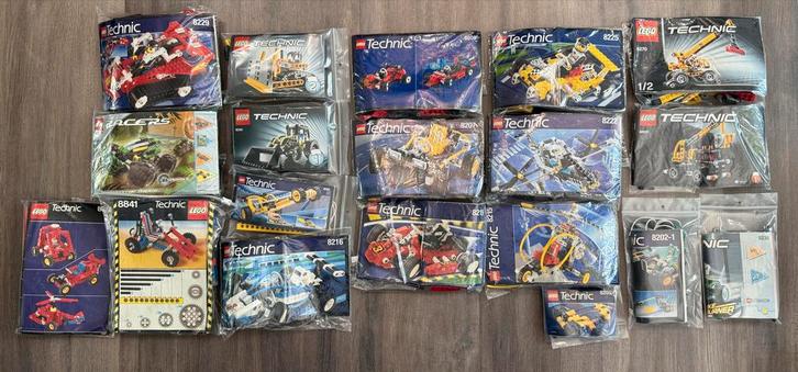 18x Lego Technic Sets, Kinderen en Baby's, Speelgoed | Duplo en Lego, Gebruikt, Lego, Complete set, Ophalen of Verzenden