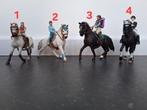 Schleich paard, poppetje en tuig, Ophalen of Verzenden, Zo goed als nieuw