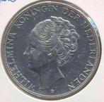 Nederland 2,5 Gulden 1932 Grof Haar Wilhelmina, Postzegels en Munten, Munten | Nederland, Zilver, Ophalen of Verzenden, Koningin Wilhelmina