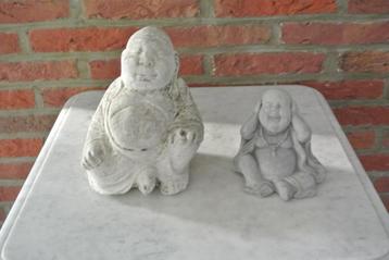 Vintage Twee Boeddha Beelden Groot en Klein beschikbaar voor biedingen