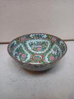 Grote Chinese kantonese famille rose medaillon schaal kom, Antiek en Kunst, Antiek | Keramiek en Aardewerk, Ophalen of Verzenden