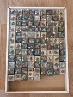 Micromounts Laurion verzameling mineralen 400 stuks, Verzamelen, Mineralen en Fossielen, Ophalen of Verzenden, Mineraal
