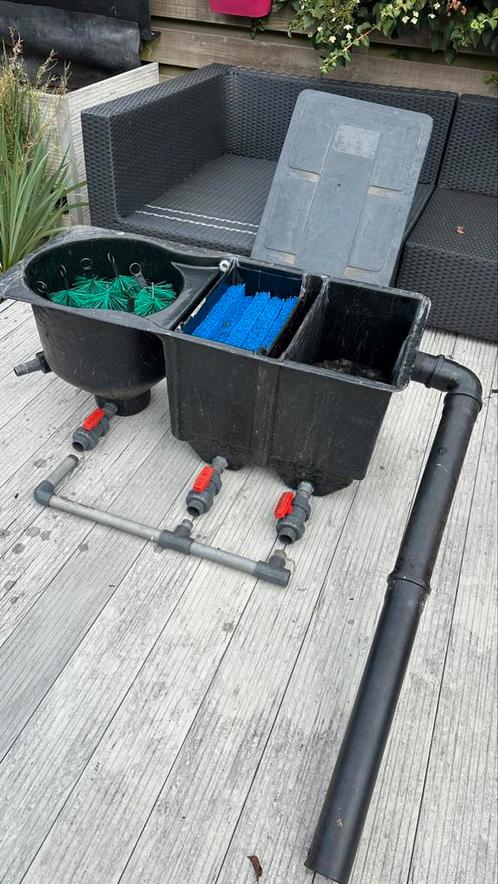 2 kamerfilter met vortex vijverfilter, Tuin en Terras, Vijver-toebehoren, Zo goed als nieuw, Vijverpomp, Ophalen