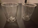 NIEUW 2 dubbelwandige theeglazen., Ophalen of Verzenden, Nieuw, Overige typen