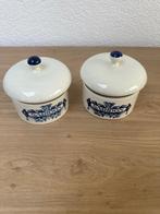 Antieke drogisterijpotjes Saridon, Antiek en Kunst, Antiek | Keramiek en Aardewerk, Ophalen of Verzenden