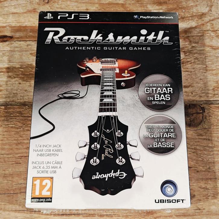 Rocksmith PS3 met kabel (ongeopend), Spelcomputers en Games, Games | Sony PlayStation 3, Zo goed als nieuw, Muziek, 1 speler, Vanaf 12 jaar