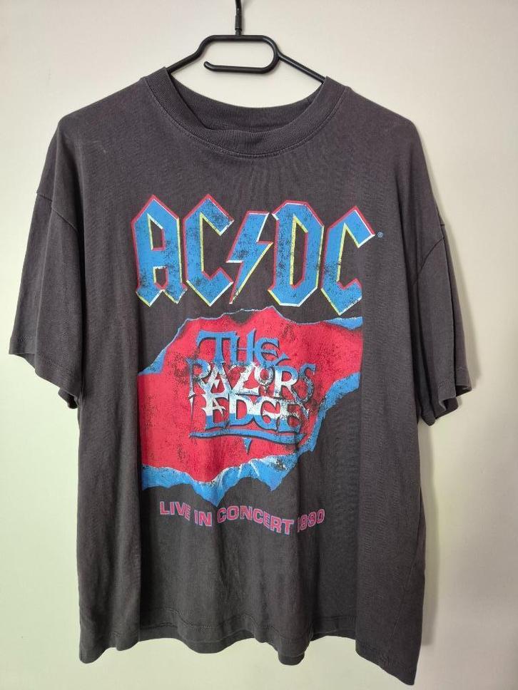 ACDC oversized shirt maat S, Kleding | Dames, T-shirts, Zo goed als nieuw, Maat 36 (S), Grijs, Korte mouw, Ophalen of Verzenden