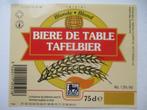 bieretiket Belgie 27-7 (F11) piedboeuf, Ophalen of Verzenden, Gebruikt, Overige typen, Overige merken