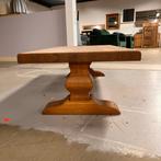 OPRUIMING Kasteel salontafel eiken DOE EEN BOD!, Ophalen, Gebruikt, 100 tot 150 cm, Eikenhout