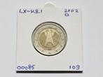 2-euromunt Duitsland (D) J 2002 Koers LX-K8.1, Ophalen of Verzenden, Duitsland, 2 euro, Losse munt