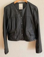 Te koop dames leer jack merk Esprit. Maat 40.Kleur zwart., Kleding | Dames, Jassen | Zomer, Ophalen, Zo goed als nieuw, Maat 38/40 (M)
