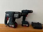 Bosch boorhamer GBH180-LI, Bosch schroefmachine GSR185-LI, Doe-het-zelf en Verbouw, Gereedschap | Boormachines, Ophalen of Verzenden
