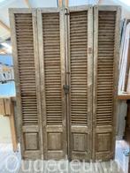 nr. L709 vier brede louvre met paneeltje, Doe-het-zelf en Verbouw, Deuren en Horren
