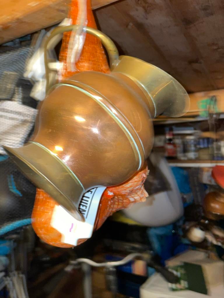 Koperen kan met handvat, Antiek en Kunst, Antiek | Koper en Brons, Ophalen of Verzenden, Koper
