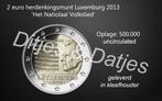 2 euro Luxemburg 2013 - Nationaal Volkslied - UNC, Postzegels en Munten, Munten | Europa | Euromunten, 2 euro, Luxemburg, Ophalen of Verzenden