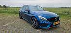 Mercedes-Benz C-Klasse C450 C43 AMG Estate Brilliant Blauw, 1800 kg, 367 pk, Blauw, Leder