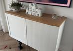2 Besta Ikea deurtjes met hout relief wit, Ophalen, Zo goed als nieuw