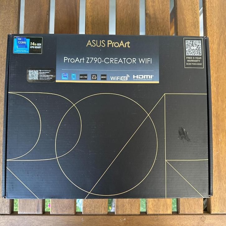 ASUS ProArt Z790-Creator Wifi Moederboard, Computers en Software, Moederborden, Zo goed als nieuw, Intel, DDR5, Ophalen of Verzenden