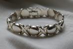 Zilveren XO schakel armband, Verzenden, Zo goed als nieuw, Zilver, Zilver