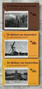 3 Boekjes 'De Molens van Amsterdam in oude ansichten' (zgan), 20e eeuw of later, Ophalen of Verzenden, Zo goed als nieuw, J.H. van den Hoek Ostende