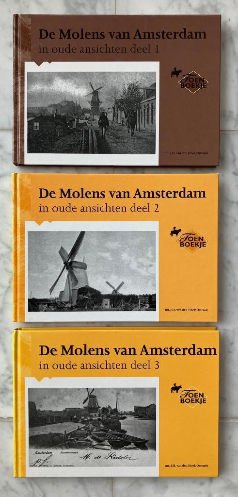 3 Boekjes 'De Molens van Amsterdam in oude ansichten' (zgan), Boeken, Geschiedenis | Stad en Regio, Zo goed als nieuw, 20e eeuw of later