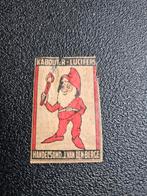 Oude Kabouter Lucifers Etiket - J. van den Berge, Ophalen of Verzenden, Gebruikt
