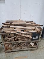 Brandhout - Eikenhout 25 euro per vol krat, Doe-het-zelf en Verbouw, Hout en Planken, Ophalen, Gebruikt, Minder dan 25 mm, Eiken