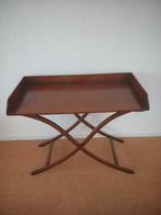 Buttlertray. Sidetable. Klaptafel. 19e eeuw prima staat., Ophalen of Verzenden