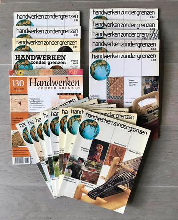 18x Handwerken Zonder Grenzen, jaren '80-'90, gratis ophalen beschikbaar voor biedingen