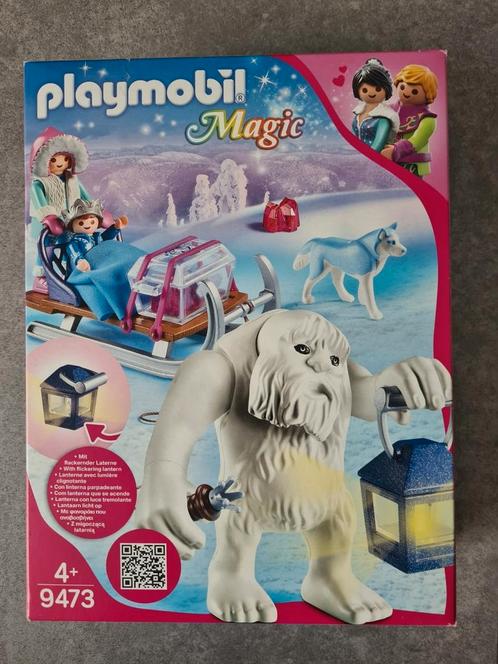 NIEUW playmobil magic 9473 yeti met slee, Kinderen en Baby's, Speelgoed | Playmobil, Nieuw, Complete set, Ophalen of Verzenden