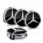 mercedes naafdoppen mercedes naafkappen wieldoppen 75mm amg, Auto diversen, Wieldoppen, Ophalen of Verzenden, Nieuw