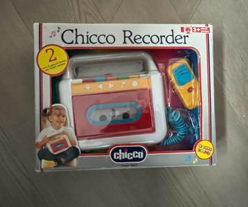 Vintage CHICCO DRAAGBARE CASSETTESPELER/RECORDER VOOR KINDER beschikbaar voor biedingen