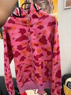 Pink Bape hoodie original, Maat 38/40 (M), Ophalen of Verzenden, Zo goed als nieuw, Roze