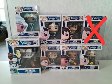 Diverse Voltron Funko Pops beschikbaar voor biedingen