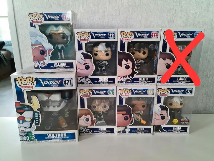 Diverse Voltron Funko Pops, Verzamelen, Poppetjes en Figuurtjes, Zo goed als nieuw, Ophalen of Verzenden
